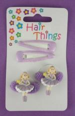 LILAC FAIRY BOBBLES AND CLIPS