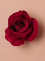 Claret rose on clip 6121