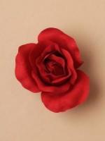Crimson rose on clip 6120