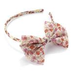 Chiffon flower bow hair band