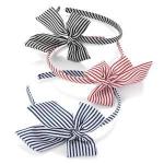 THREE STRIPE BOW HAIRBANDS