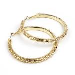 Large hoop earrings